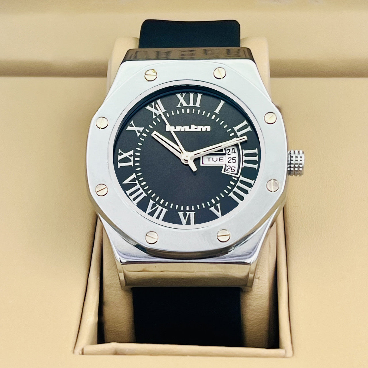 LK203 Analog Watch - For Boys Day and Date Functioning Roman Luxury Dial Watch for Men Analog Watch